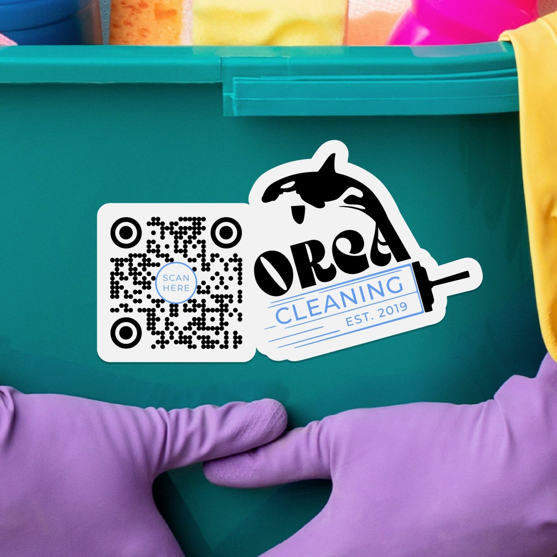 QR Code Stickers Stickerine.com