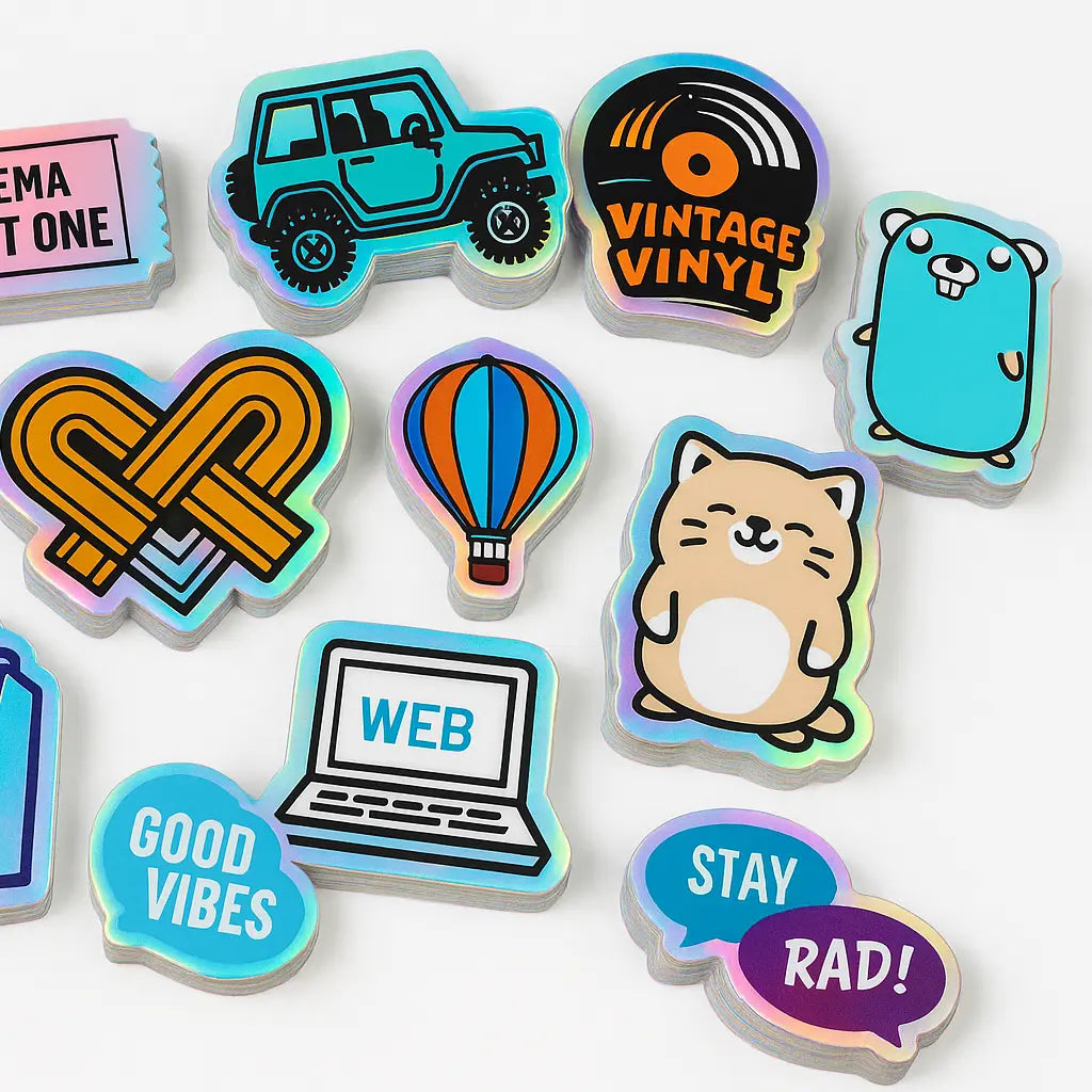 Holographic Stickers - Stickerine.com