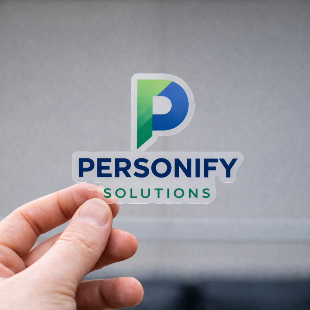 Transparent Vinyl Sticker Example